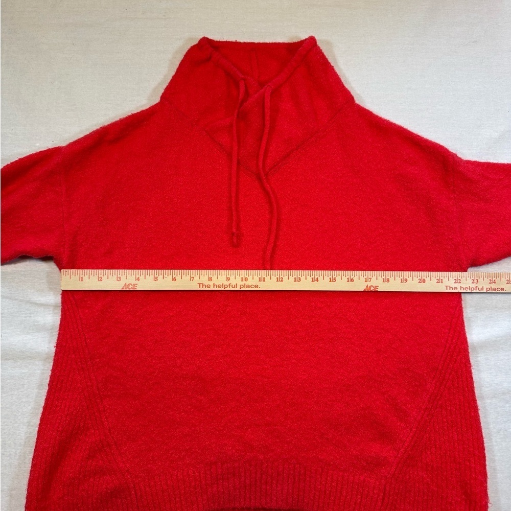 Lou & Gray Cozy Hot Pink Cowl Neck Women's Sweater - Picture 7 of 9